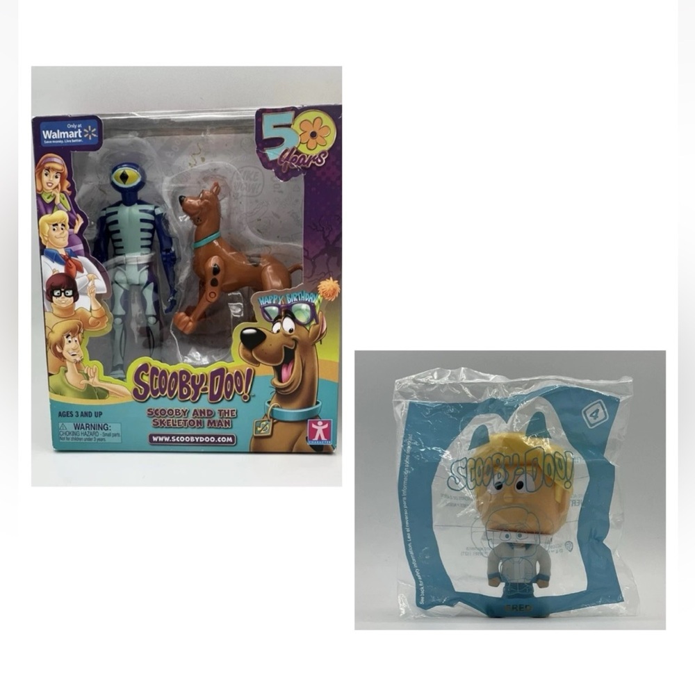 SCOOBY-DOO! Scooby and the Skeleton Man - Walmart Exclusive 50 Years + Bonus Toy